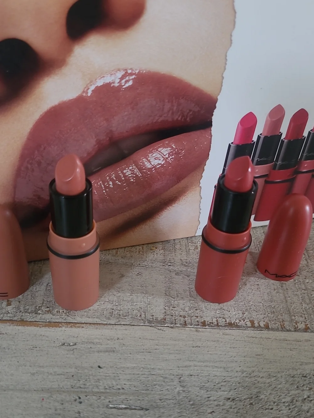 New MAC mini matte Lipstick duo in Kinda Sexy & See Sheer